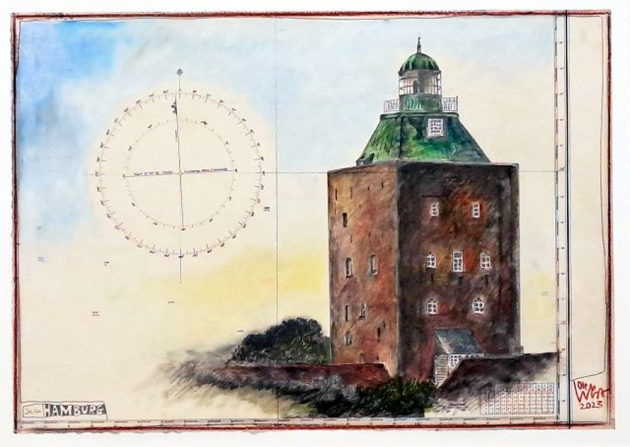 "Ja, zu HAMBURG (Neuwerk)"